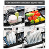 Over Sink Dish Drying Rack Drainer Shelf Stainless Steel Kitchen Cutlery Holder