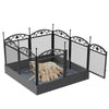 Strong 8 Panels Dog Playpen Enclosure Safety Puppy Whelping Birthing Box Fence