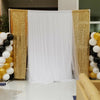 Large Silk Backdrop Curtain 3 Layer Wedding Photography Background Prom Event UK