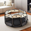 S/M/L Pop-up Pet Tent Portable Pet Fence Dog Cat Pen Fabric Kennel Cage Crate