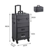 Professional Rolling Makeup Cosmetic Case Trolley Vanity Hairdressing Nail Box