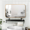 Horizontal Rectangular Wall Mirror Industrial Living room Bathroom Hallway 60cm