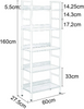 Heavy Duty Bookcase Shelf Unit 5 Shelves Storage Rack