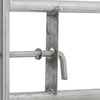 3FT-12FT 7 Bar Galvanised Metal Field Farm Gate Equestrian Entrance Safety Fence