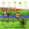 3-Tier Tricycle Plant Stand Flower Pot Bicycle Holder Rack for Home Garden Decor