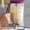 Cake Mix Batter Dispenser Measuring Label Baking Cupcake Cream Release Jug Tool