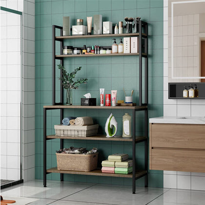 Large Capacity Kitchen Bakers Rack Microwave Oven Stand Industrial Storage Shelf