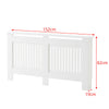 White Radiator Cover Traditional MDF Wood Shelf Cabinet Grill 152*82 cm Modern