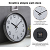 30cm Modern Wall Clock Dinner Vintage Home Office Dining Room Glass Face Clocks