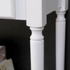 Slim Console Table White with Drawers Sideboard TV Stand Unit Narrow Hallway