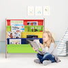 4 Tier Kids Baby Bookshelf Magazine Rack Book Storage Display Organizer Holder