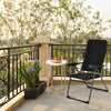 2 Pack Padded Patio Lounger Chair Patio Recliners Padded Folding Lawn Chair