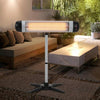 3000W Electric Patio Heaters Outdoor Carbon Fiber Free Standing Garden Warmer UK