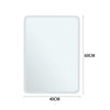40x60cm Bathroom Bevelled Mirror Plain Rectangle Modern Wall Mounted Frameless