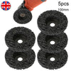 5X Poly Strip Disc Abrasive Wheel Paint Rust Removal Clean For Angle Grinder .