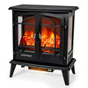 64cm Electric Fireplace Stove Freestanding Electric Stove Heater 1800-2000W