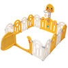 Foldable 12+2 Panels Baby Playpen Safety Yard Activity Center for Kids Toddlers