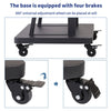 Ultra Heavy Duty Mobile 32-100 inch TV Stand Rolling TV Cart Mount with Wheels