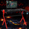 Ergonomic Gaming Desk R-Shaped Racing Computer Table Workstation Home Office