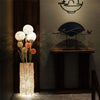 Modern Dimmable Floor Lamp Living Room Standing LED Rattan Light Tree Lantern UK