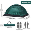 Camping Tents 2 Man Family Tent Fishing Hiking Outdoor Waterproof with Floor