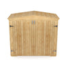 Garden Wooden Storage Shed Outdoor Utility Tool Box Backyard Cupboard Furniture