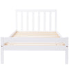 3ft Wooden Bed Frame Solid Pine Wood Single Size Bed White 90 x 190 cm NS