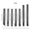 21Pcs 10mm Shank Lathe Turning Tool Holder Boring Bar With Carbide Inserts UK