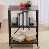 Industrial 3 Tiers Trolley Cart Kitchen Living Room Storage Shelf Rack Organiser