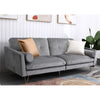 Velvet Sofa Bed Living Room Furniture 2 seater sofa bed with 2 bolister cushions