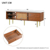 TV Unit Cabinet Stand Sideboard w/ 2 Storage Drawers Living Room Furniture 160cm