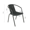 Garden Bistro Patio Furniture Set Folding Table Chairs Outdoor Indoor Rattan NEW
