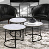 Nest of Tables 2 3 Table Unit LivingRoom Side Lamp Coffee Furniture MarbleEffect