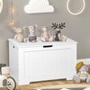 Ottoman Wooden Stackable Toy Box White Storage Unit Chest Bedroom Nursery Trunks