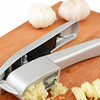 2 in 1 Set Stainless Steel Kitchen Garlic Slice & Press Crusher Squeezer Masher