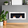 Bio Ethanol Fire BioFire Fireplace 2 Burner Heater Wall Mounted/Inset Install UK