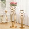 Gold Mermaid Wedding Flower Stand Metal Pedestal Centrepiece Decor UK