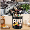 Organizer 2 Tier 360° Turntable Spice Rack Spinning Cosmetic Makeup ·