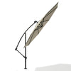 3(m) LED Cantilever Parasol Outdoor w/ Fairy Solar Lights Garden Banana Umbrella