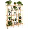 Bamboo Plant Stand 5 Tier 12 Potted Plant Shelf Storage Organizer Display Rack