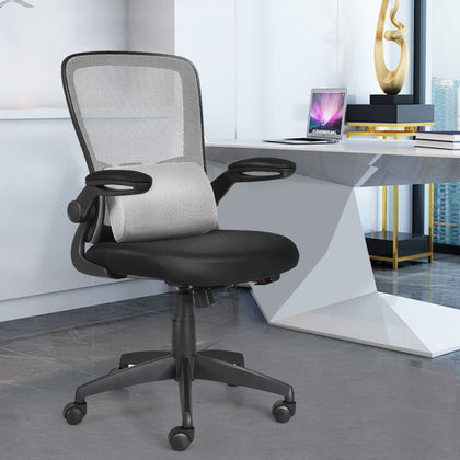 Adjustable Mesh Office Chair Reclining Swivel Executive Chair W/ Lumbar Support
