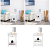 Bedside Table Nightstand Bedside Cabinet with Drawer Storage Unit Bedroom Home