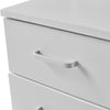 White Dressing Table&Stool Set Makeup Desk Vanity Table Drawers Mirror Dresser