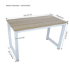 Home Office Computer Desk Wooden Desktop Table PC Study Workstation 120x60x74cm