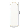 Wall Mounted Full Length Mirror Dressing Home Oval Bedroom Mirror Metal Frame UK
