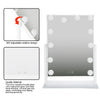 Hollywood Mirror Dressing Vanity for Makeup Desk Table w/12 Bright LED Lights UK