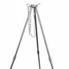 LEVEL Outdoor Camping Tripod Campfire Picnic Pot Roast Camp Fire Dutch Oven Cook