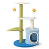 Cat Tree Cute Flower Shaped Cat Tower Indoor Activity Center with Spring Ball