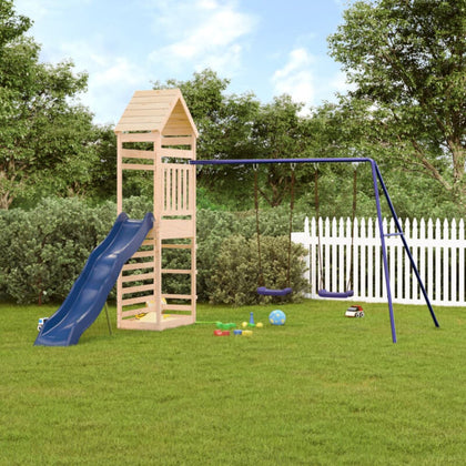 Outdoor Playset Solid Wood Pine Y1W5