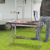 Portable Folding Charcoal BBQ Grill Stainless Steel Camp Picnic Cooker